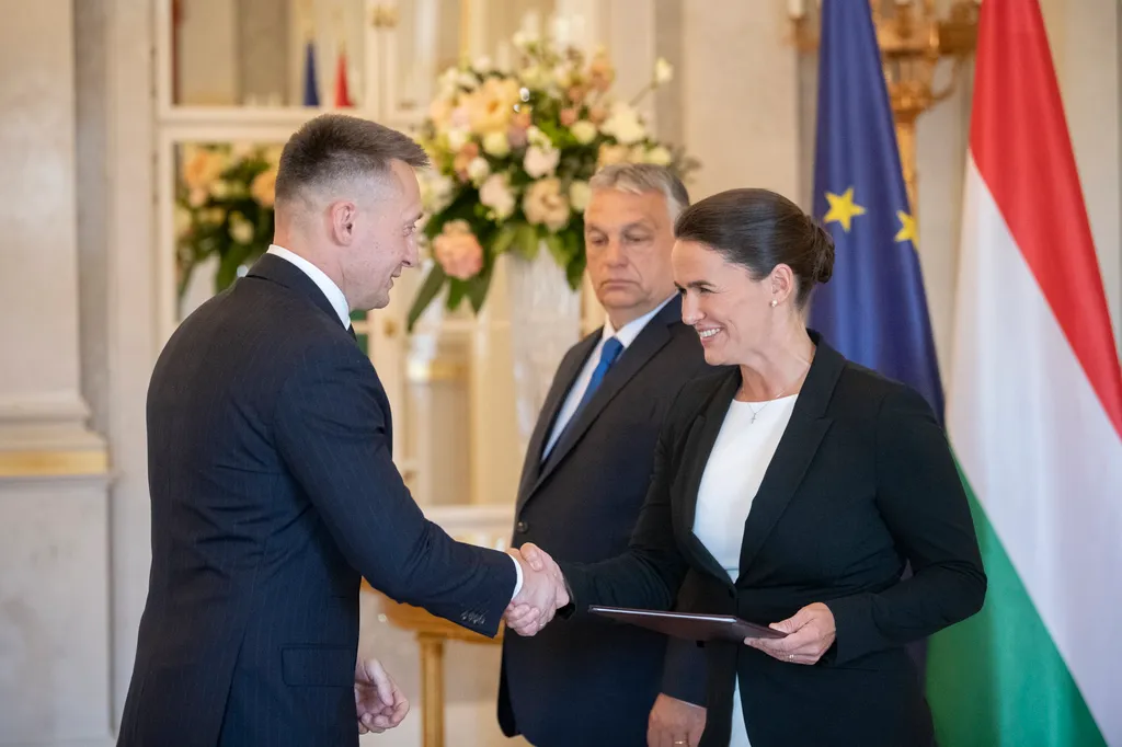 Novák Katalin, Orbán Viktor, Rogán Antal 