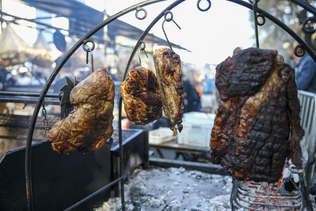 Barbecue, argentína, argentin, sütés, verseny, hús, rendezvény, fesztivál, Buenos Aires 