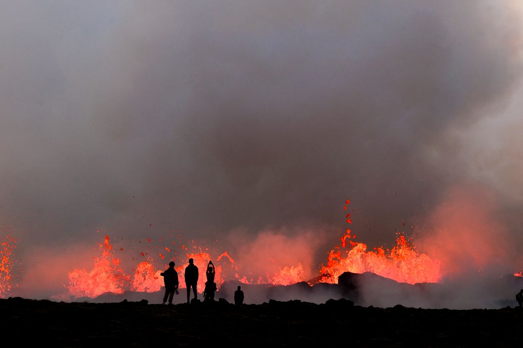 Kitört egy izlandi vulkán Reykjavík közelében, galéria, 2023 