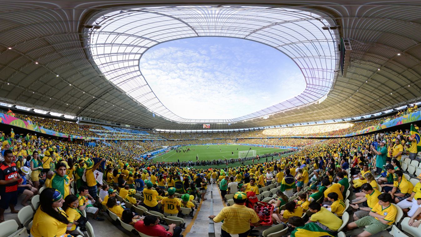 brazília-kolumbia panoráma kép, foci VB 
