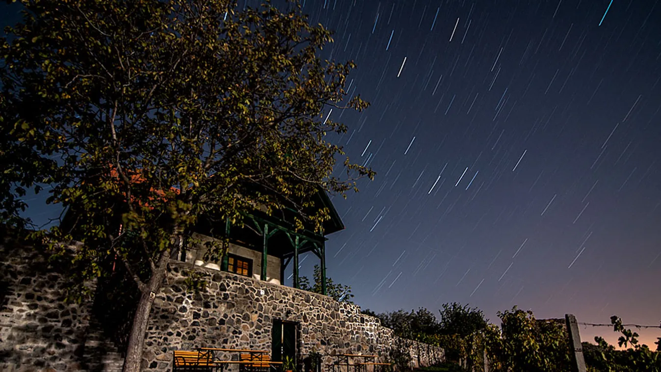 Somló, Balaton-felvidék, éjszakai kép