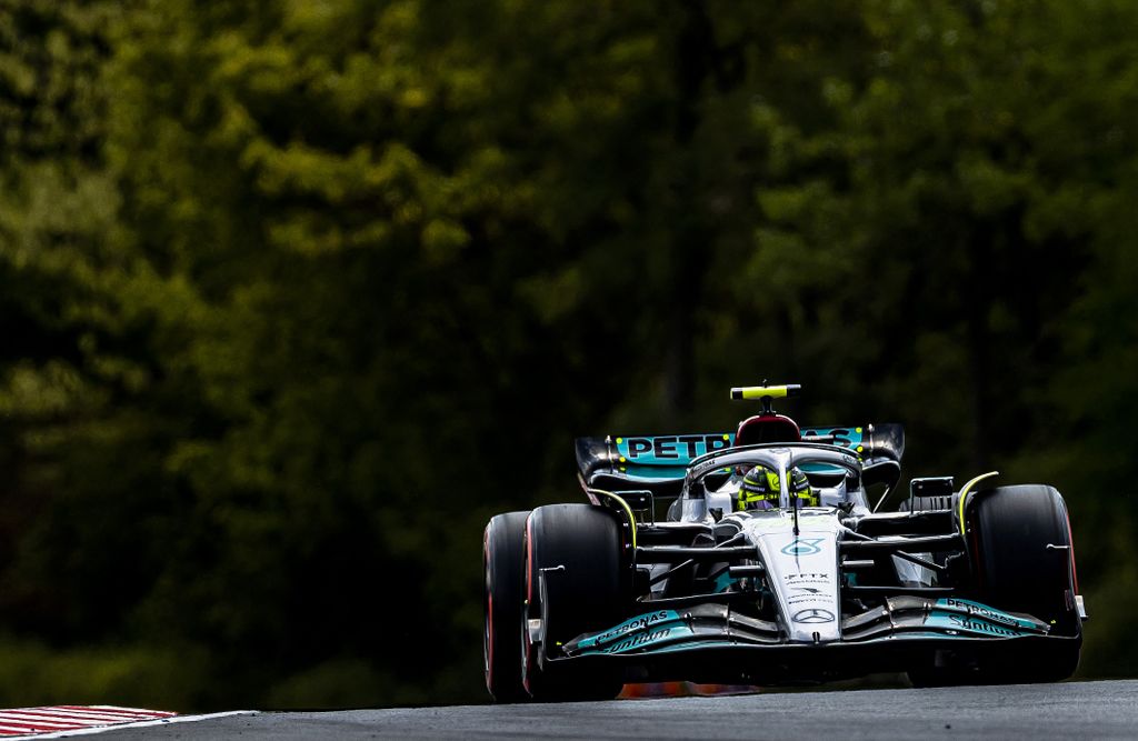 Forma-1, Lewis Hamilton, Mercedes, Magyar Nagydíj 2022, péntek 