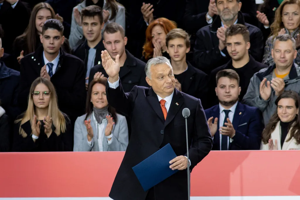 békemenet 2021 október 23 Békemenet Erzsébet tér Orbán Viktor 