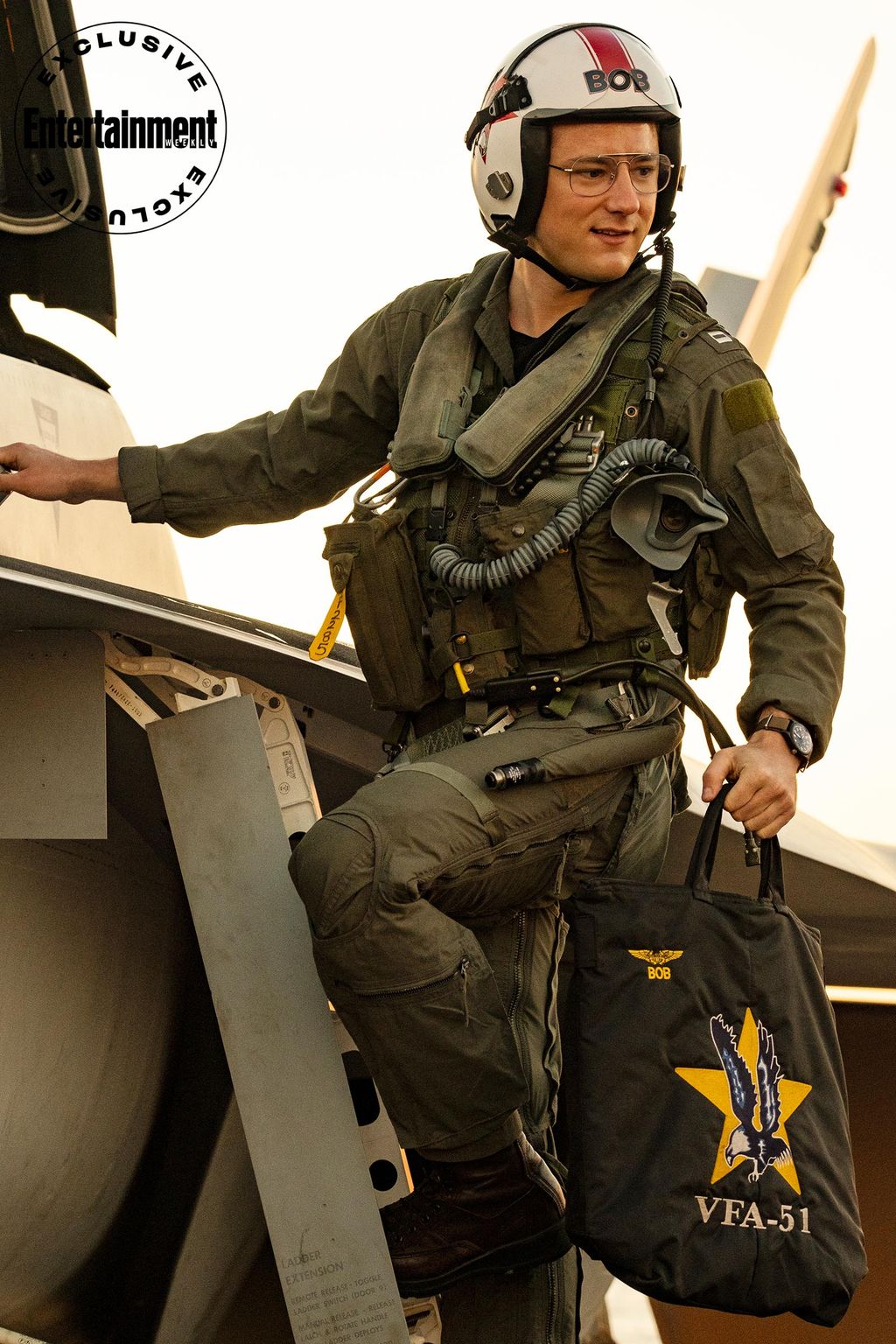 Lewis Pullman plays "BOB" in Top Gun: Maverick from Paramount Pictures, Skydance and Jerry Bruckheimer Films. 