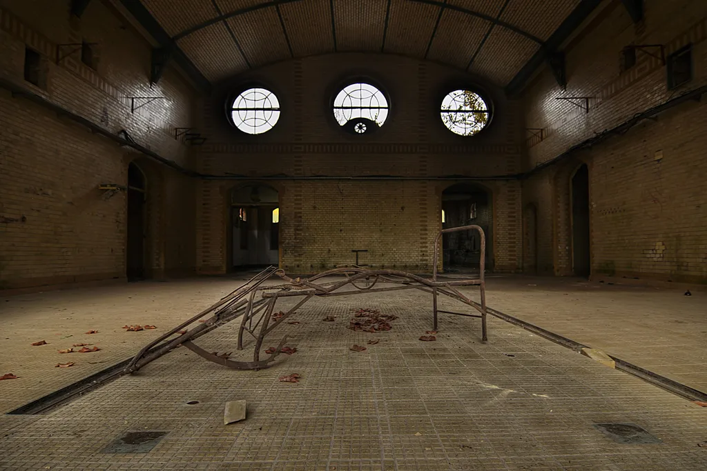 Beelitz-Heilstätten, Németország, szellemkórház, galéria, 2023 