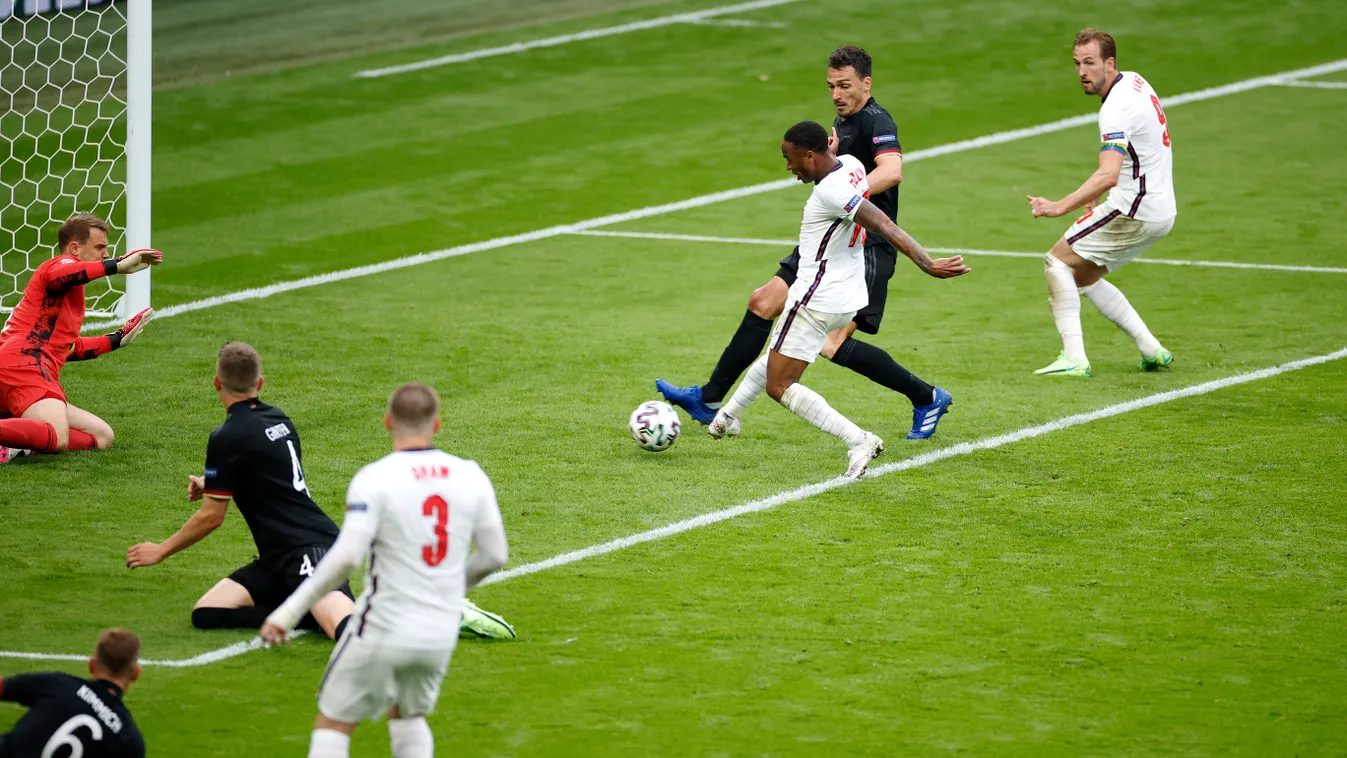 Anglia - Németország, Foci EB, labdarúgó Európa-bajnokság, Euro 2020, labdarúgás, nyolcaddöntő, Wembley Stadion, London, 2021.06.29. 