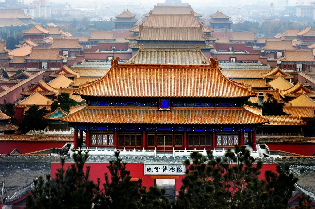 kastély, palota, épület, építészet, Tiltott Város, Peking, Kína 