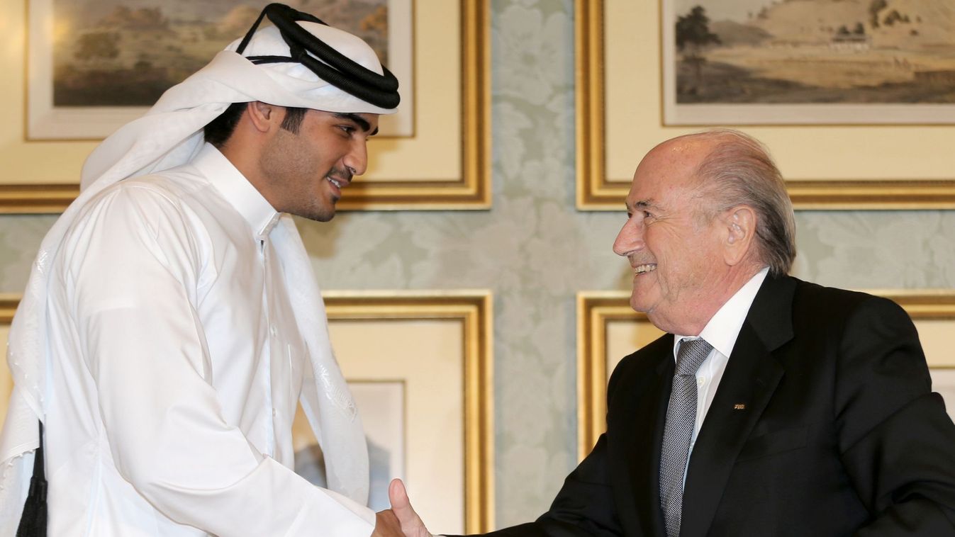 Mohamed bin Hammam és Sepp Blatter 