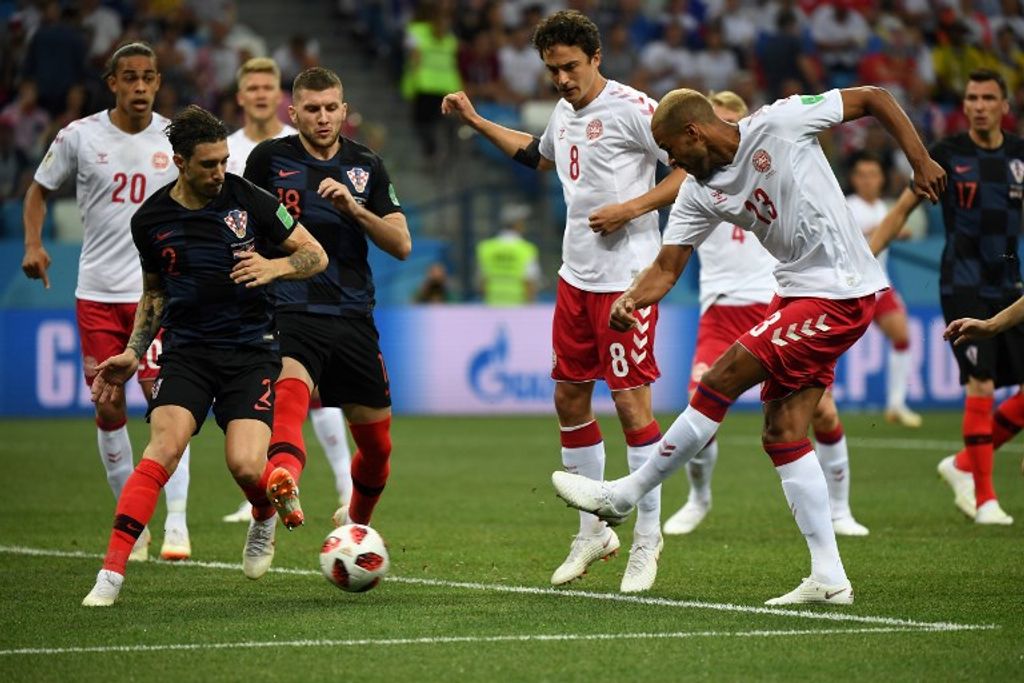 Horvátország - Dánia FIFA foci vb 2018 