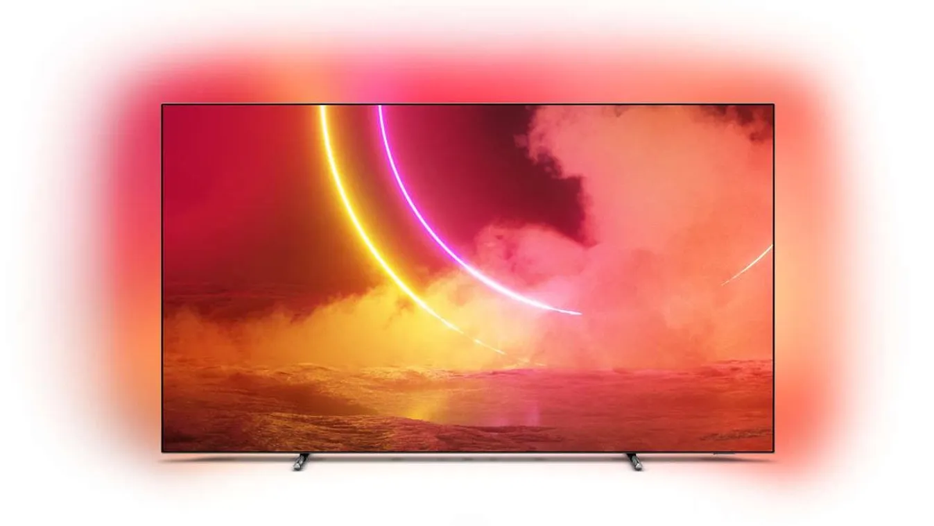 Philips, OLED805, tévé, Ambilight, teszt 