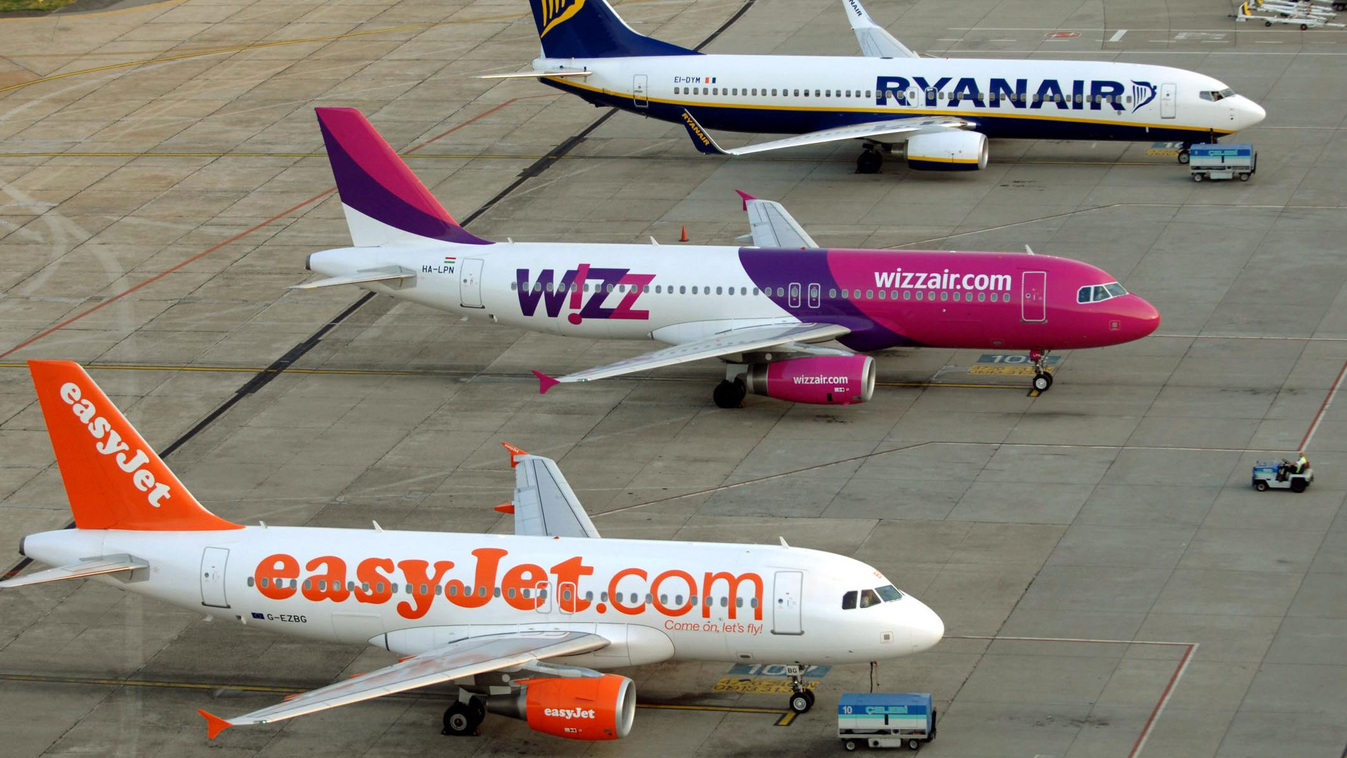 Easyjet, Wizzair, Ryanair fapados
Ferihegy 