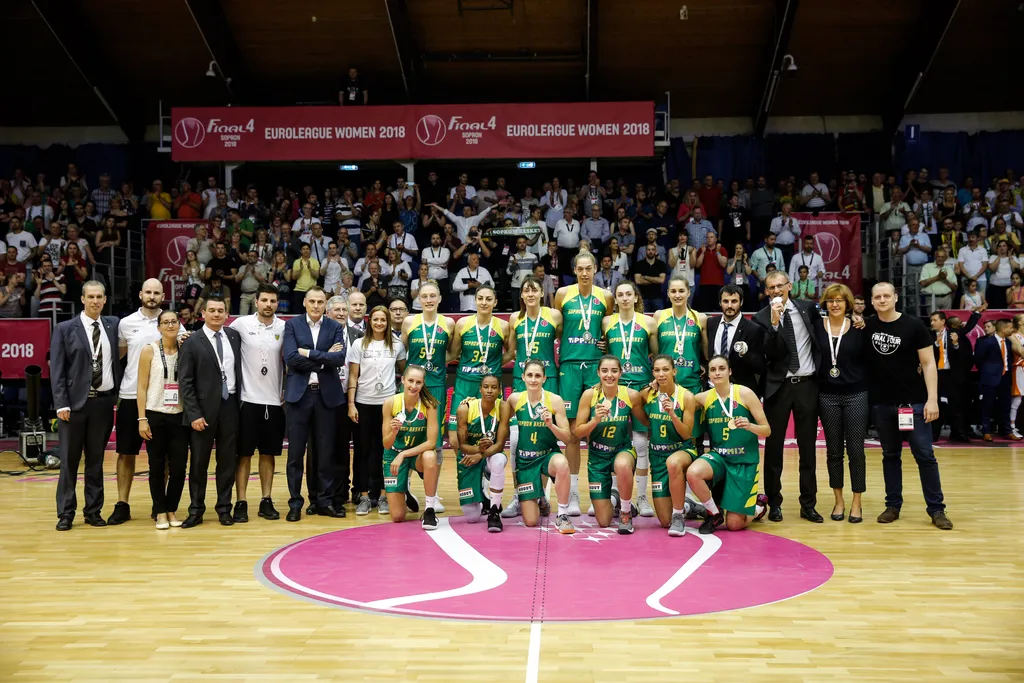 Kosárlabda Euroliga négyesdöntő, Sopron, 2018.04.22. eredményhirdetés 