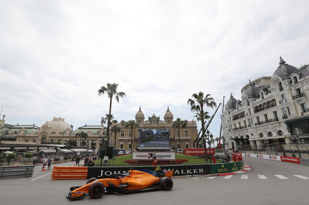 A Forma-1-es Monacói Nagydíj csütörtöki napja, Fernando Alonso, McLaren 