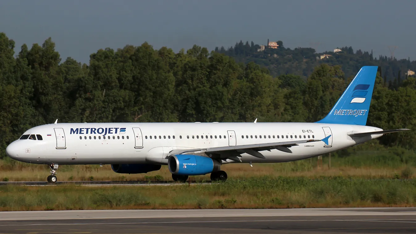 repülőgép 
Légitársaság: Kogalymavia más néven Metrojet
Gép: Airbus A321-200 