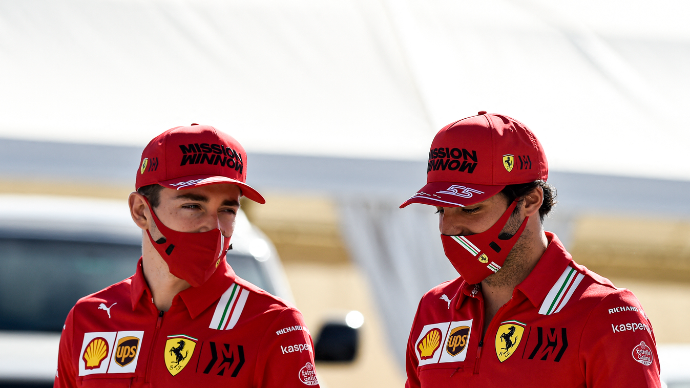 Forma-1, Bahrein teszt, 3. nap, Charles Leclerc, Ferrari, Carlos Sainz 