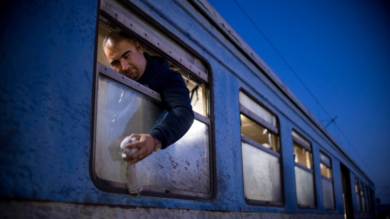 migráns,vonat,Macedónia, Szerbia 