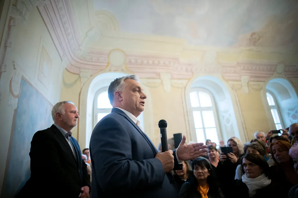 Választás 2022, Orbán Viktor, Dunaharaszti, kampánygyűlés 
