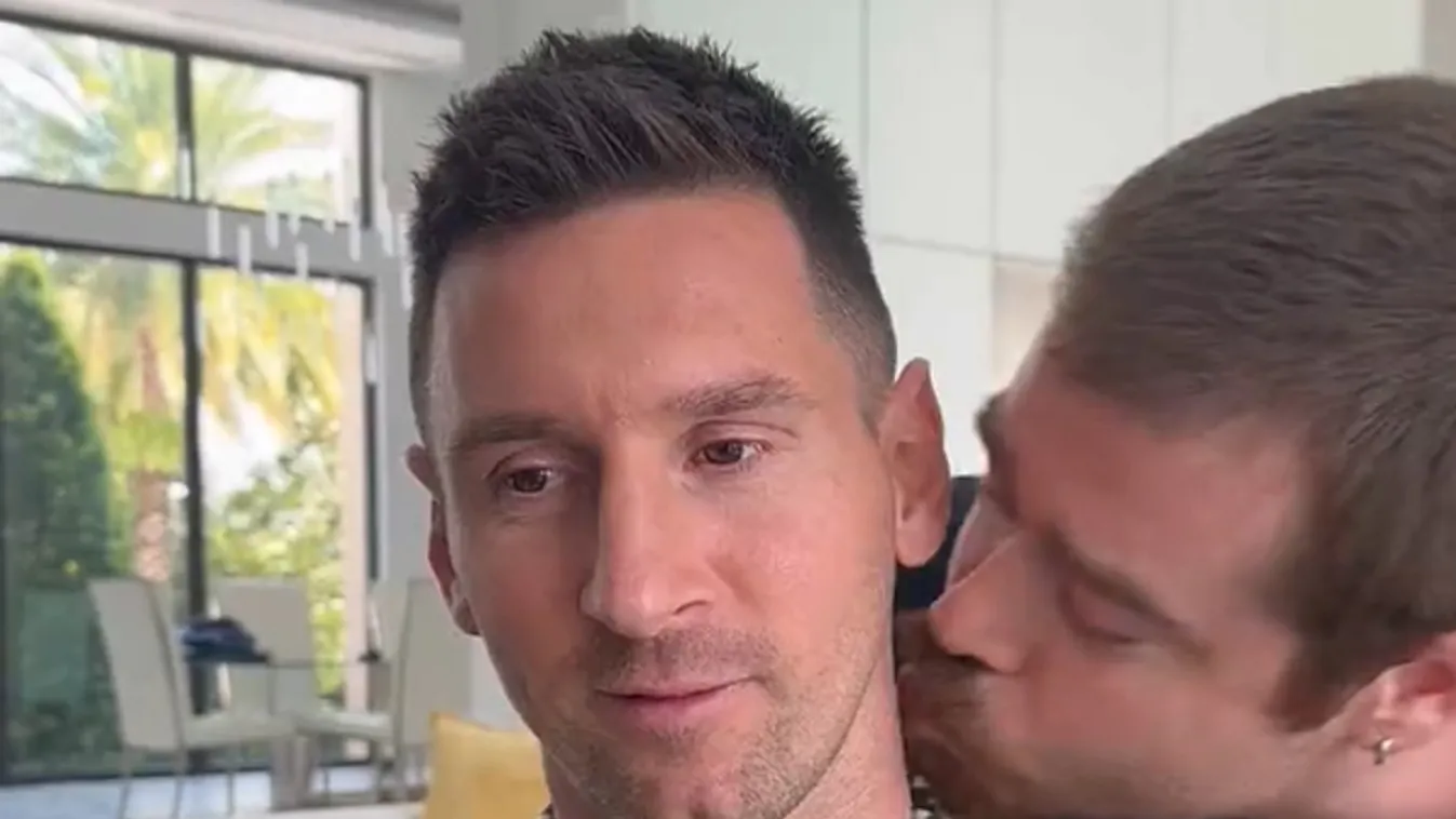 Lionel Messi, csók 