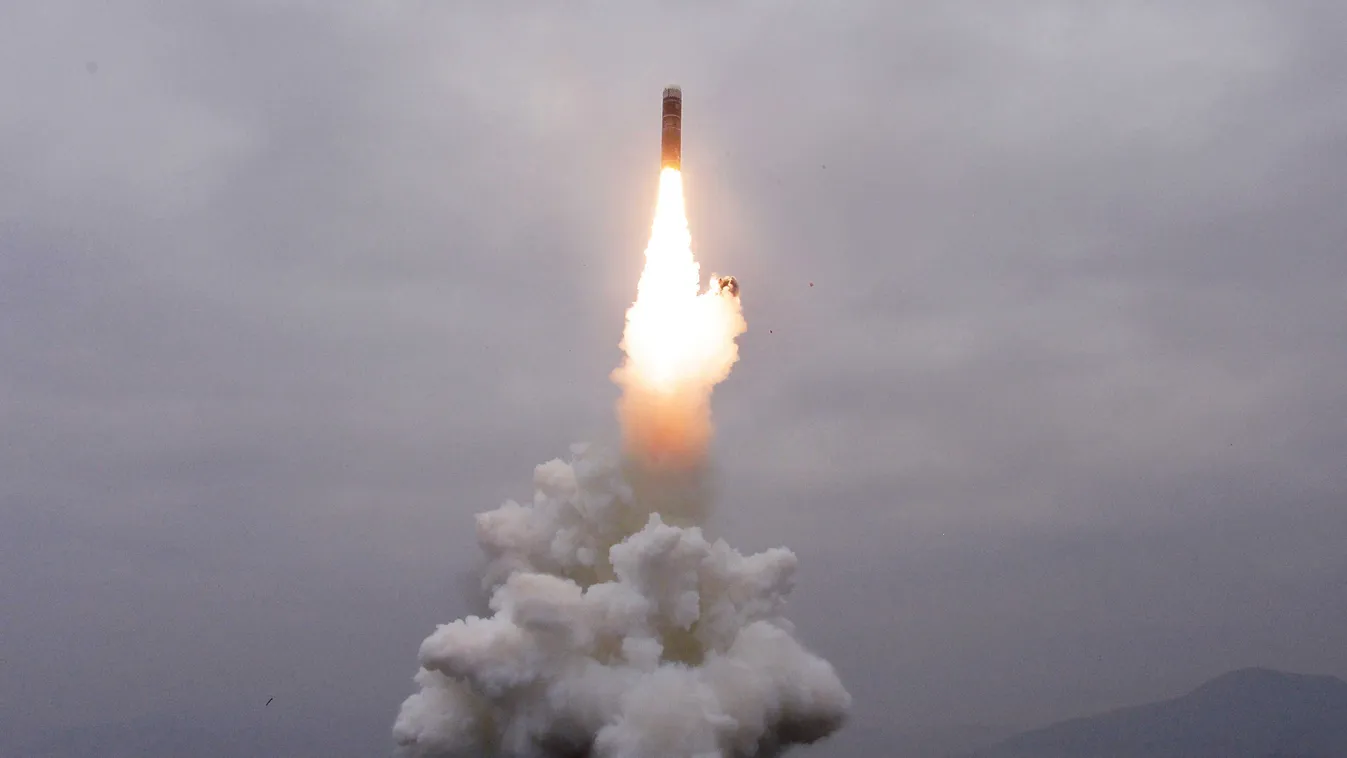 Észak-Korea, rakéta, rakétakísérlet, tengeralattjáró 