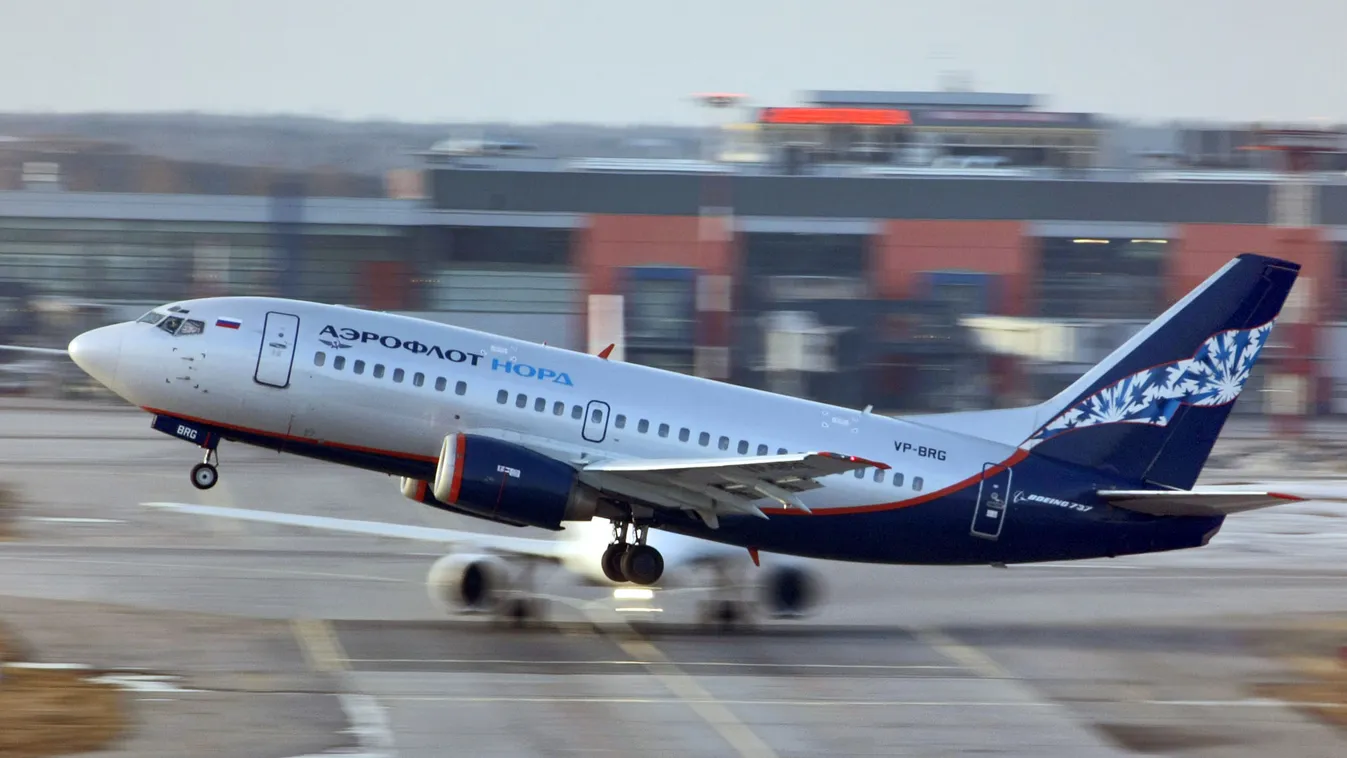 Aeroflot-Nord Boeing-737 száll fel a Seremetyevo reptérről