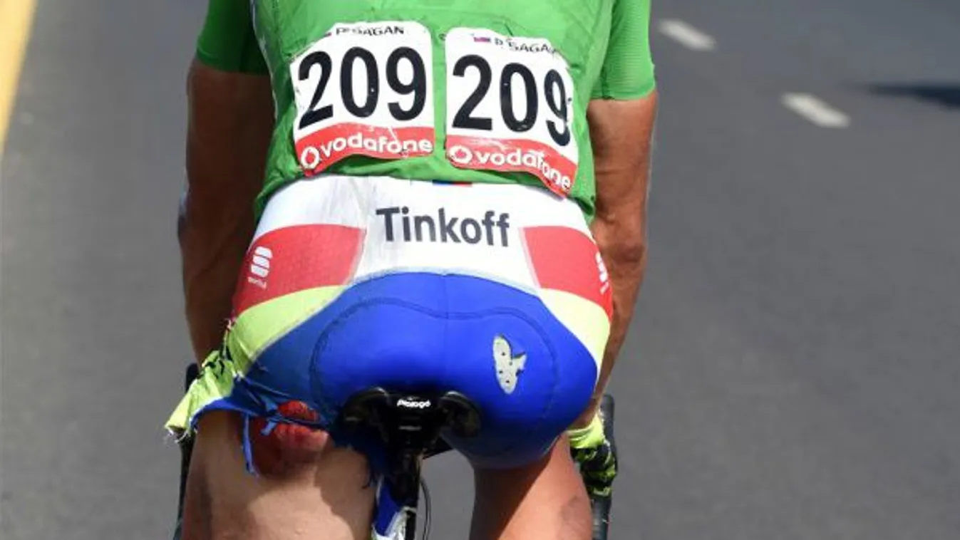 Peter Sagan bukás után Vuelta 