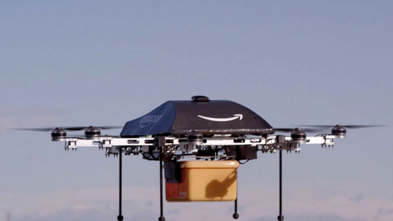 Az Amazon internetes áruház drónokkal intézné a kiszállítást