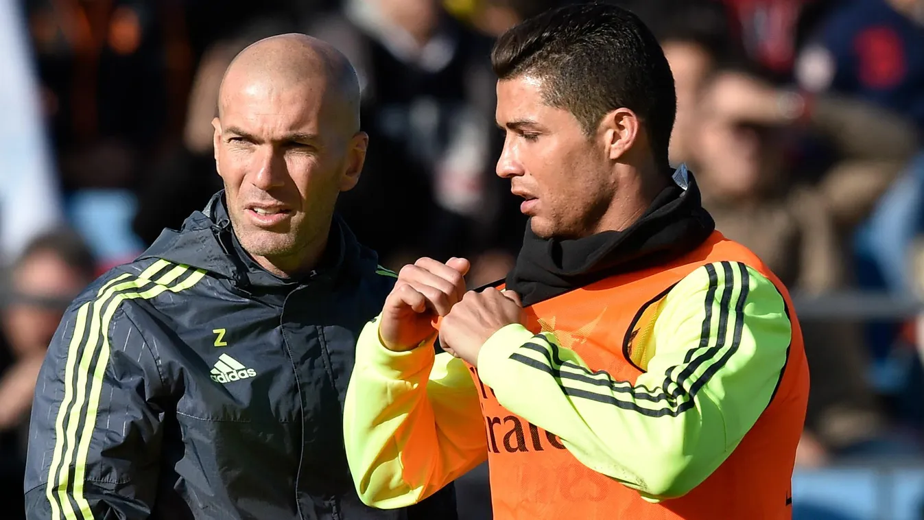 Zinedine Zidane Cristiano Ronaldo Real Madrid 