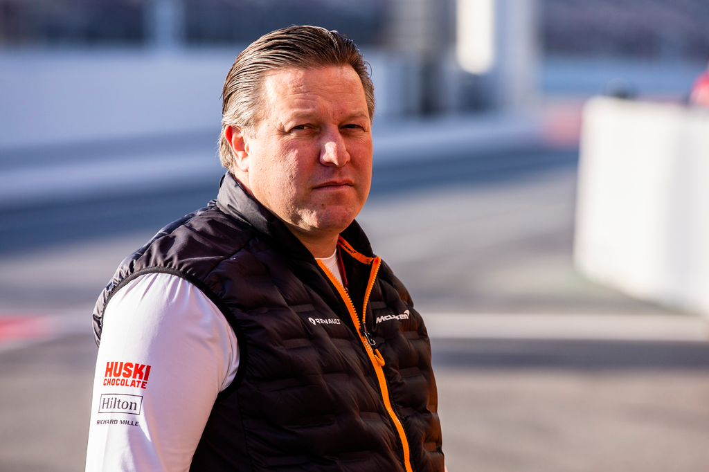 Forma-1, teszt, Barcelona, Zak Brown, McLaren Racing 