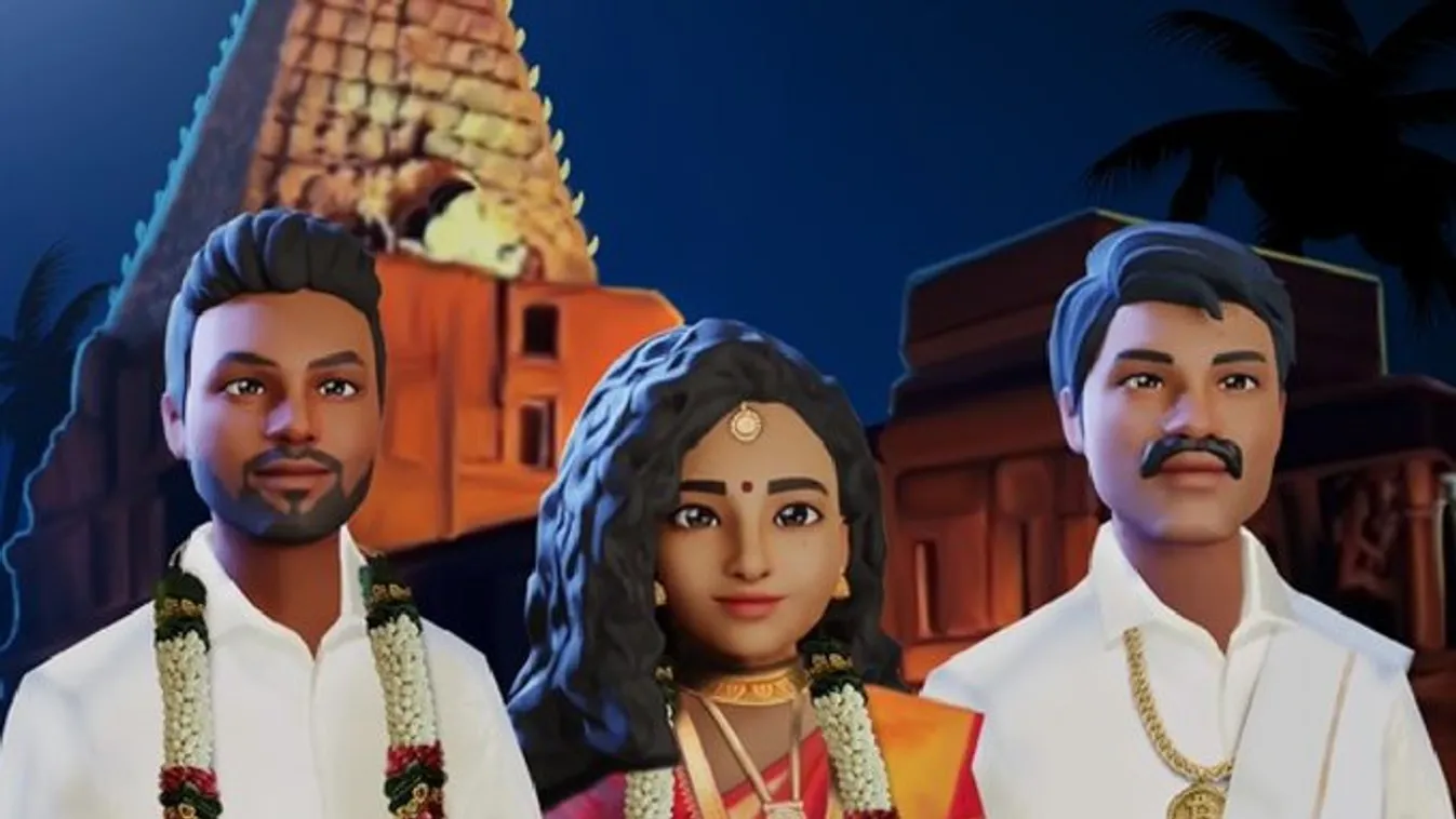 virtuális esküvő Indiában 