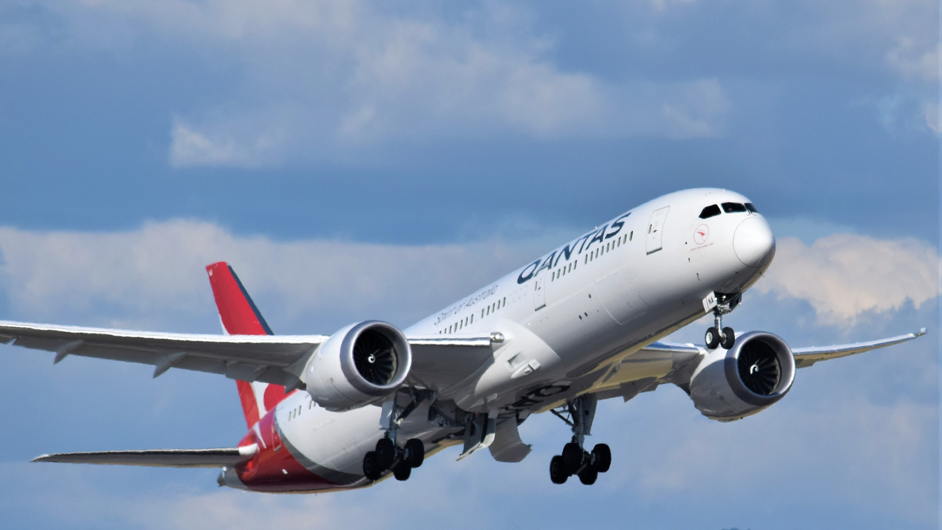 qantas légitársaság boeing 787 dreamliner 