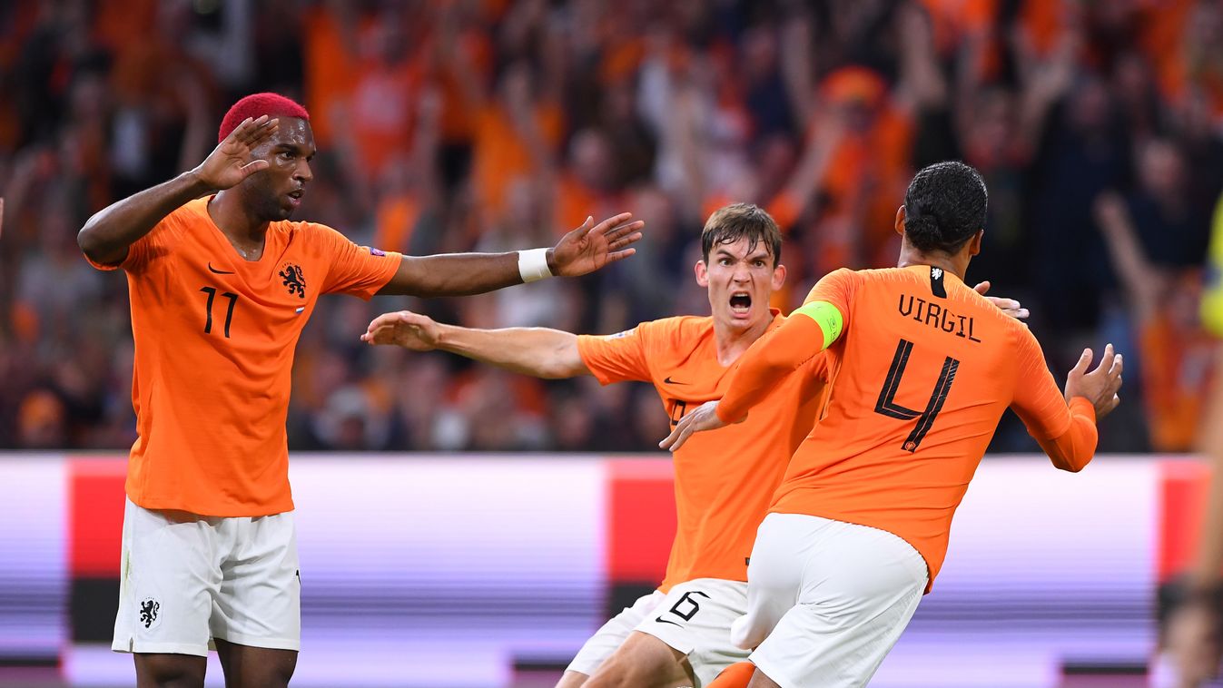 GES / Soccer / Netherlands - Germany, 13.10.2018 DFB Men Nations League Male Professional Footballer Jersey Holland National Team Football Professional A-national Team SPORT A Team Soccer Netherlands Footballer PROFESSIONAL A National Team SP GENERAL Inte