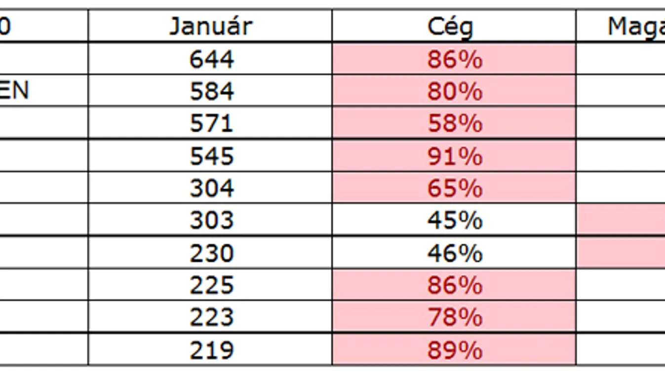 autópiac január 