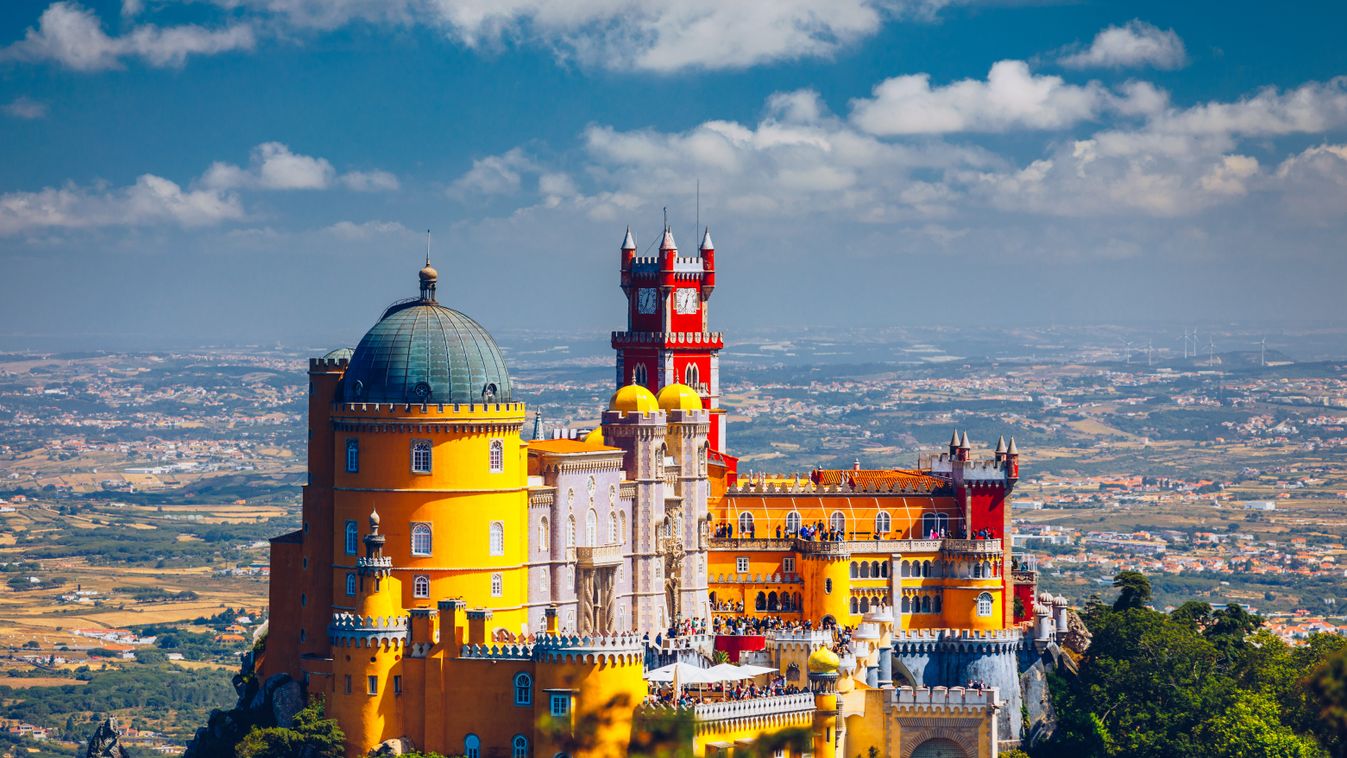Pena palota, Portugália, Legszebb történelmi kastélyok, címlap 