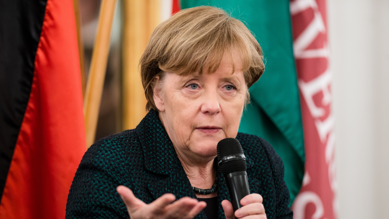Angela Merkel kancellárasszony az Andrássy Egyetemen 