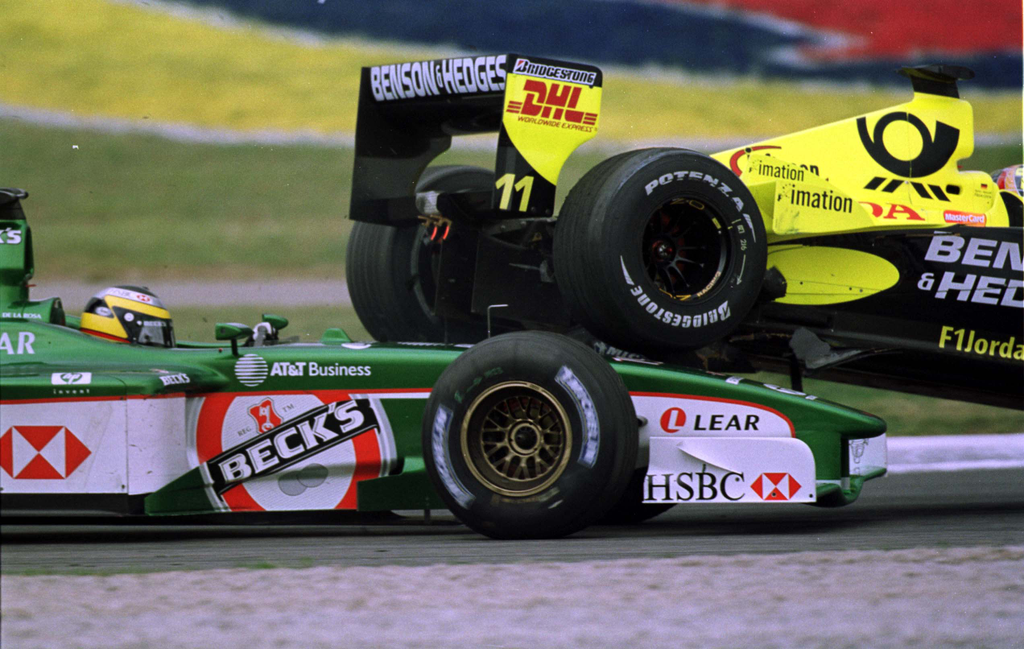 Forma-1, Pedro de la Rosa, Jaguar Racing, Heinz-Harald Frentzen, Jordan-Honda, Spanyol Nagydíj 2001 
