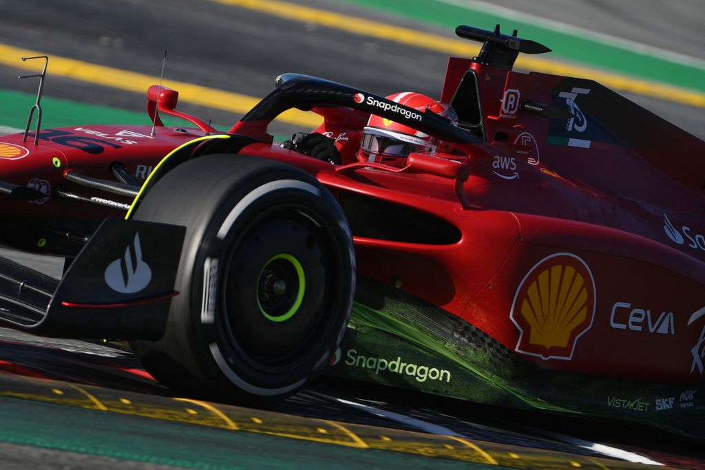 Forma-1, Charles Leclerc, Ferrari, Barcelona teszt 2022, 1. nap 