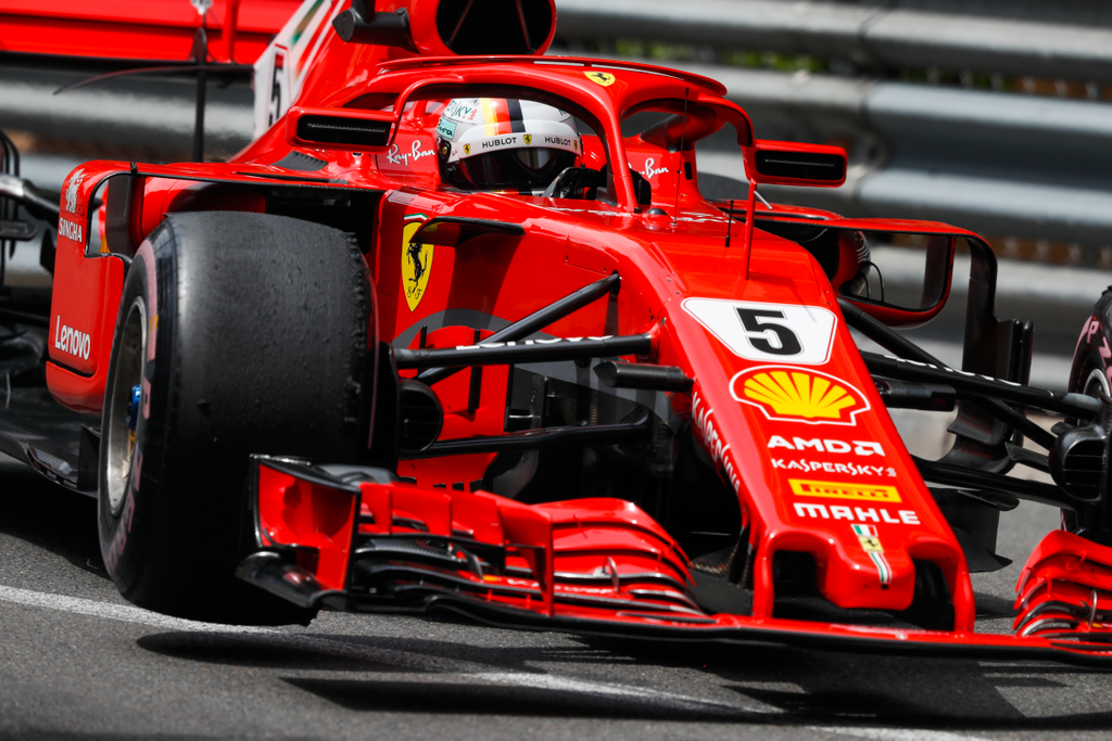 Forma-1, A Monacói Nagydíj csütörtöki napja, Sebastian Vettel, Scuderia Ferrari 