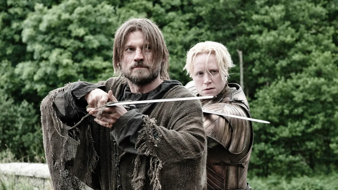 Game of Thrones, Trónok harca, az HBO sorozata, Nikolaj Coster-Waldau és Gwendoline Christie 