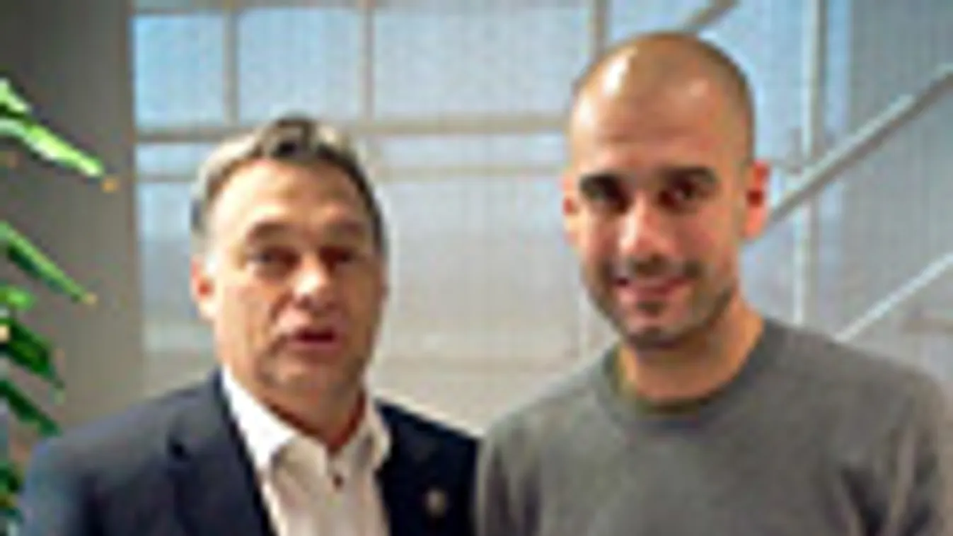 Orbán viktor és Josep Guardiola
