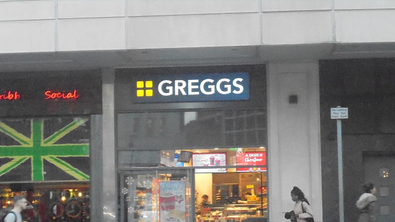 Greggs pékség Nagy-Britanniában 
