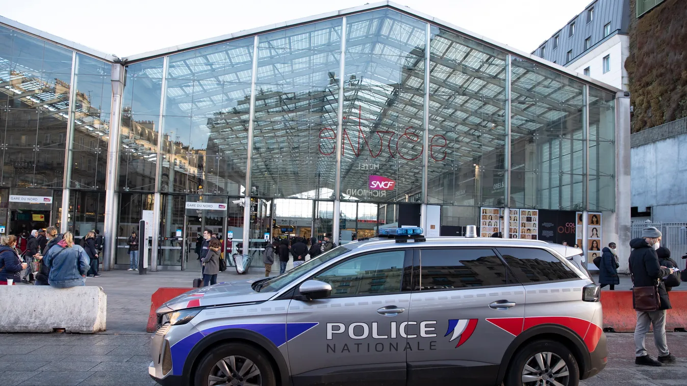 Párizs, késelés, Gare du Nord pályaudvar 