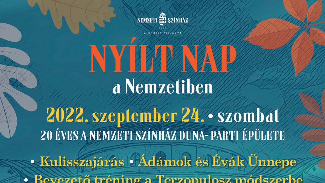 20 éves a Nemzeti Színház Duna-parti épülete, nyílt nap 