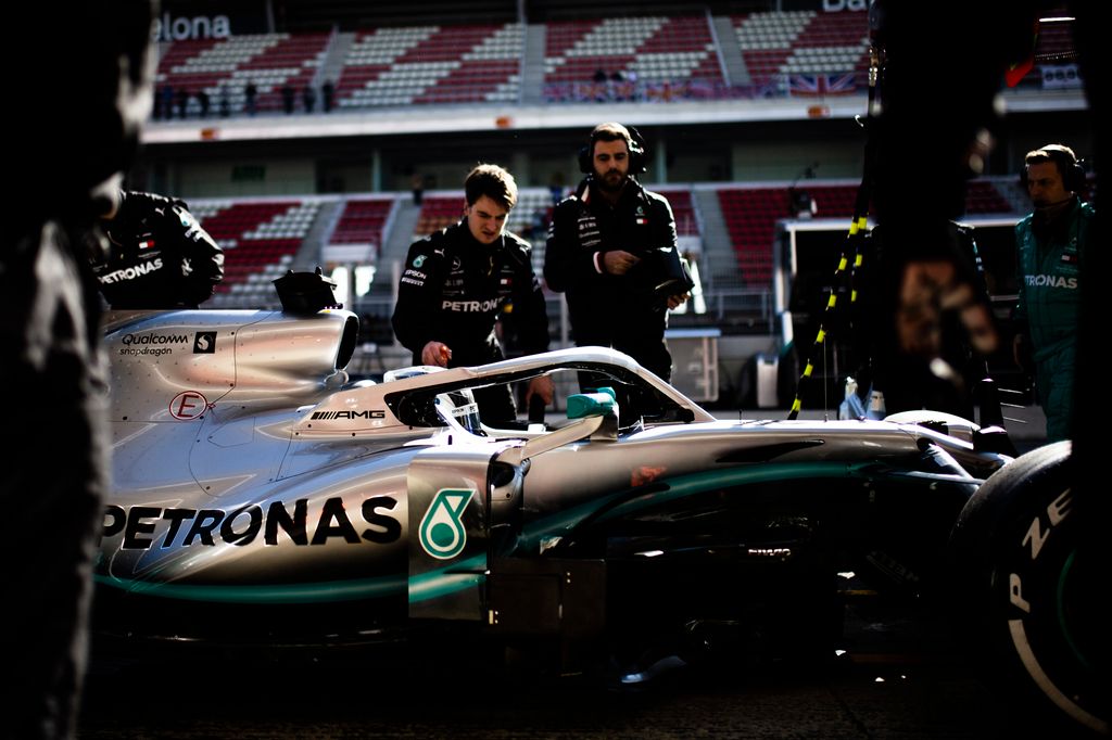Forma-1, teszt, Barcelona, 6. nap, Valtteri Bottas, Mercedes-AMG Petronas 