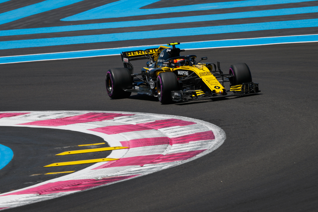 A Forma-1-es Francia Nagydíj pénteki napja, Carlos Sainz, Renault Sport Racing 