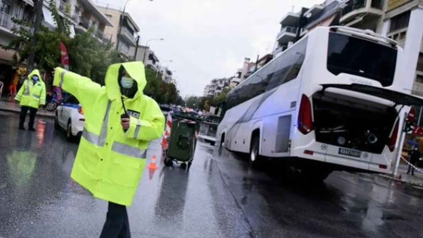 busz áradás görögország 