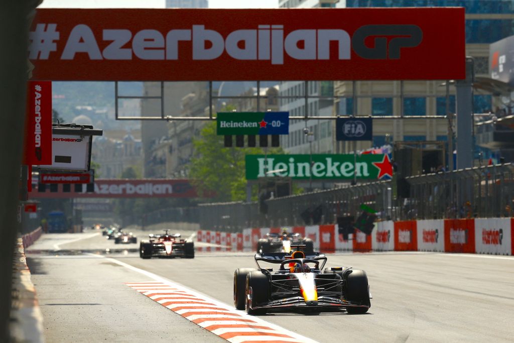 F1 Grand Prix of Azerbaijan 2023,April,Azerbaijan,Baku,Baku City Circuit,compete,competition Horizontal 