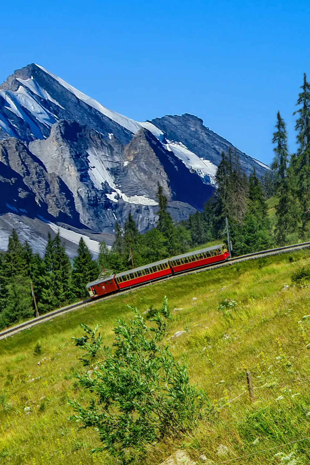 Jungfraujoch, vasútállomás, Svájc 