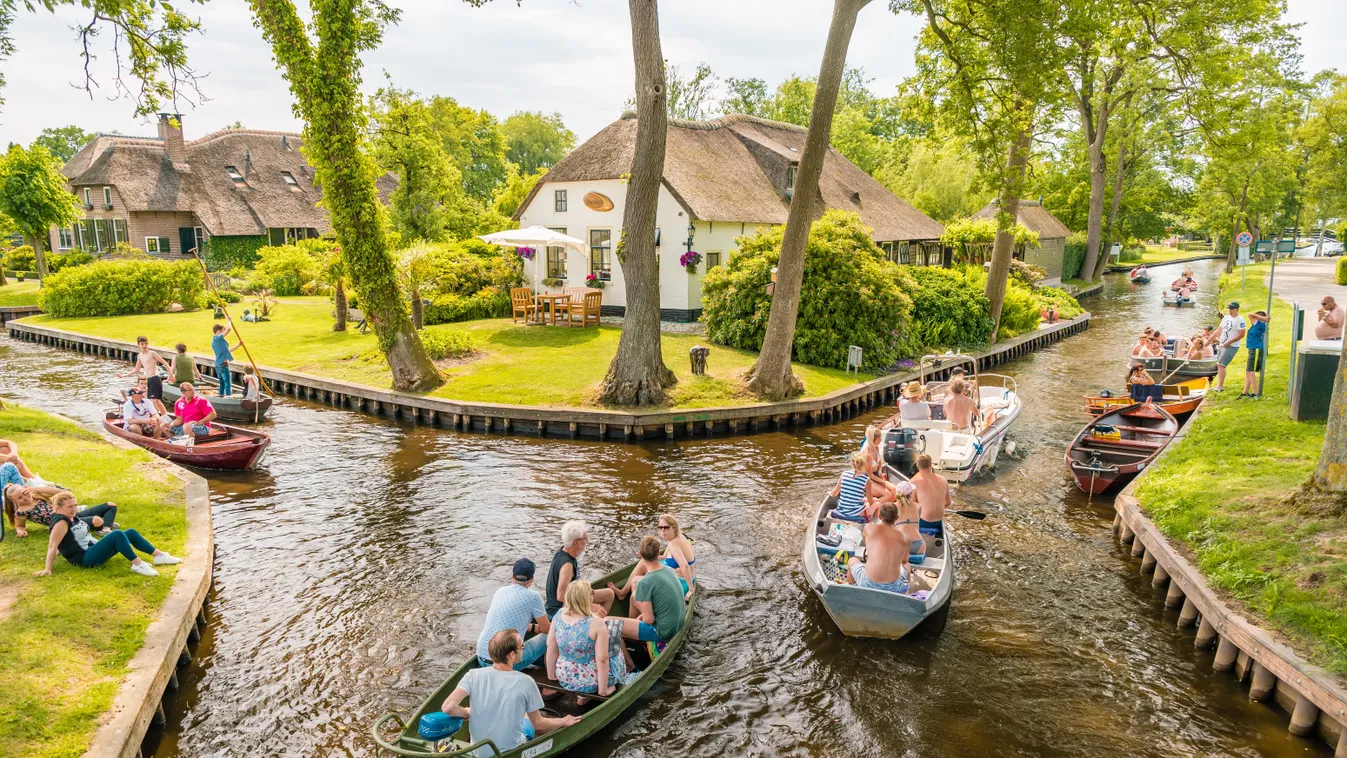 Giethoorn, Hollandia, Overijssel tartomány, 2023 