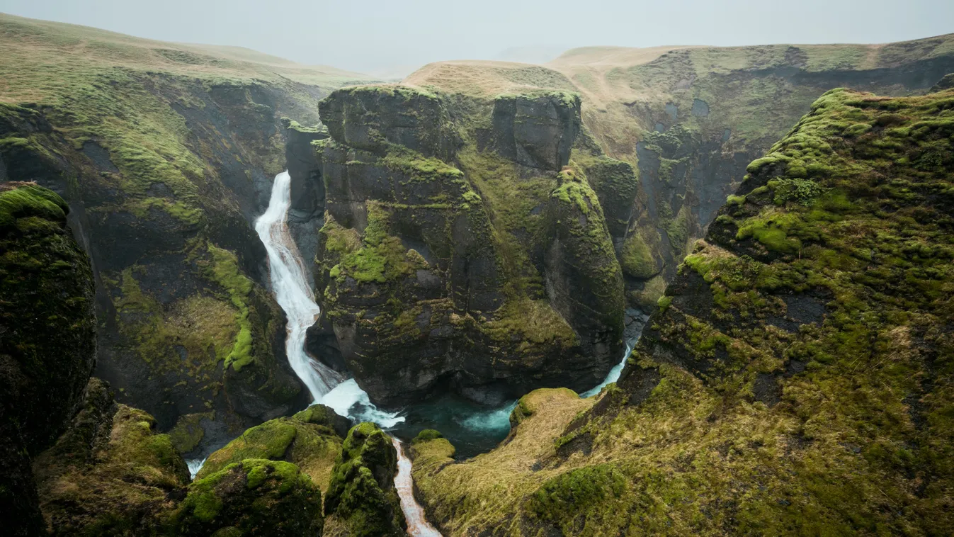 Fjaðrárgljúfur Izland kanyon Fjadrargljufur 