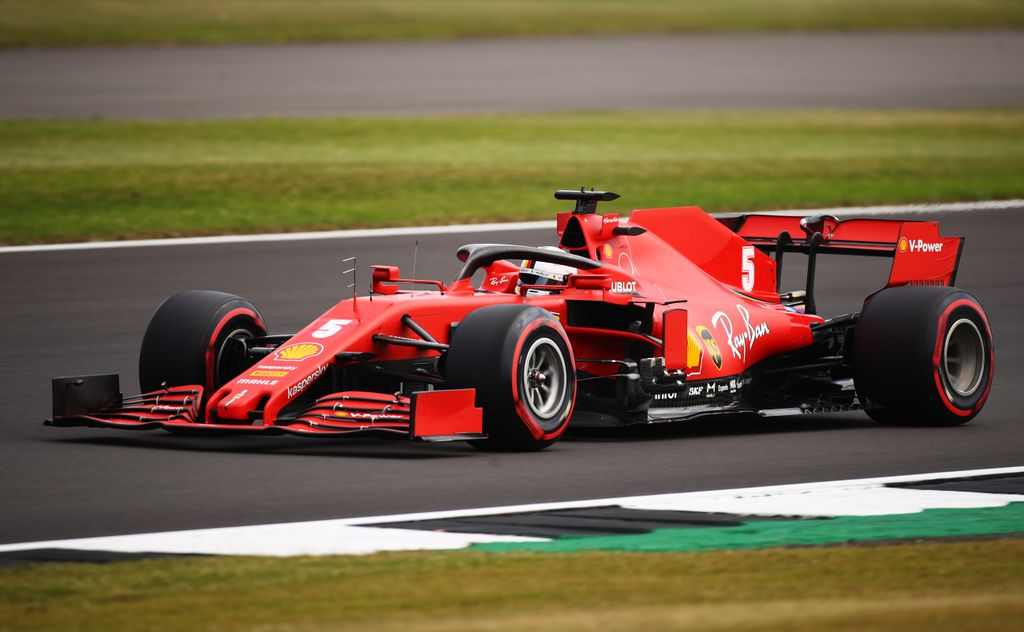 Forma-1, A 70. Évforduló Nagydíja, szombat, Sebastian Vettel, Ferrari 